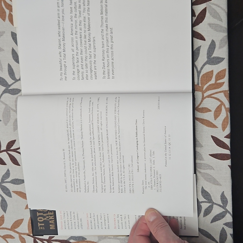 Dave Ramsey's The Total Money Makeover - Black Cover Edition - Picture 6 of 12